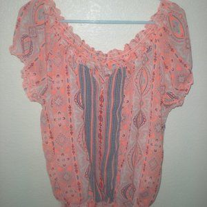 MARISOL Brand  Summer  Blouse    NWOT   Size Large